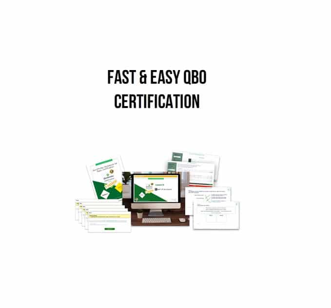 Fast & Easy QBO Certification The Course Arena