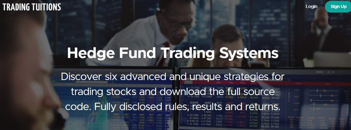 Trading Tuitions - Hedge Fund Trading Systems