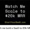 Alex Berman – Watch me build a SaaS to 20k MRR