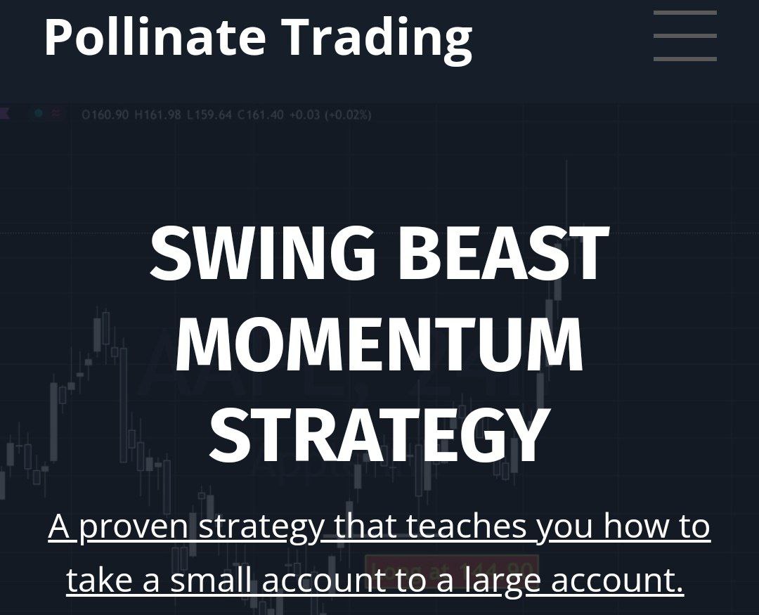 Pollinate Trading - Swing Beast Momentum Strategy