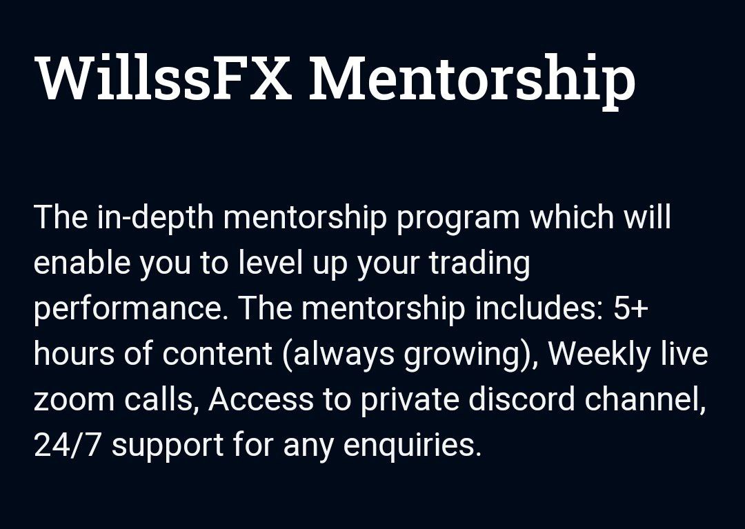 WillssFX Mentorship