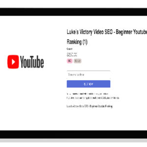 [Download] Holly Stark – Luke’s Victory Video SEO – Beginner Youtube Ranking (2021)
