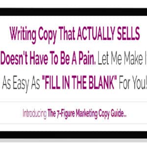 [Download] Sean Vosler – The 7-Figure Marketing Copy Guide (2021)