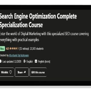 Search Engine Optimization Complete Specialization Course