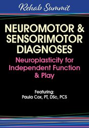 Neuromotor & Sensorimotor Diagnoses: Neuroplasticity for Independent Function & Play – Paula Cox