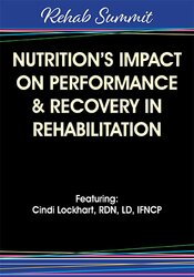 Nutrition?s Impact on Performance & Recovery in Rehabilitation – Cindi Lockhart