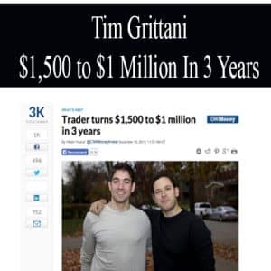Tim Grittani – ,500 to  Million In 3 Years | Available Now !