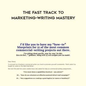 Well-Fed Craft The Fast Track to Marketing-Writing Mastery