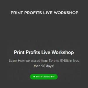 James Beattie â€“ Print Profits Live Workshop