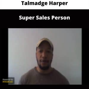 Talmadge Harper – Super Sales Person | Available Now !