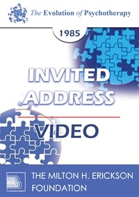 EP85 Invited Address 10b â€“ The Evolution of Psychotherapy: Future Trends â€“ Lewis R. Wolberg, M.D.