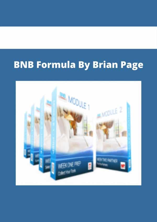 BNB Formula By Brian Page | Available Now ! - The Course Arena