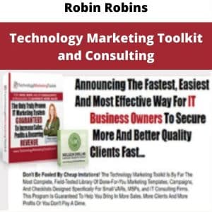 Robin Robins – Technology Marketing Toolkit and Consulting | Available Now !