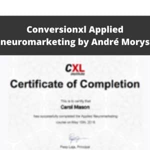 Conversionxl Applied neuromarketing by André Morys | Available Now !