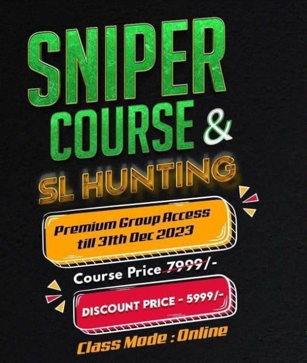 BANK NIFTY TRADER TECH Sniper Course & Sl hunting