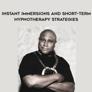 Justin Tranz â€“ Instant immersions and short-term hypnotherapy strategies