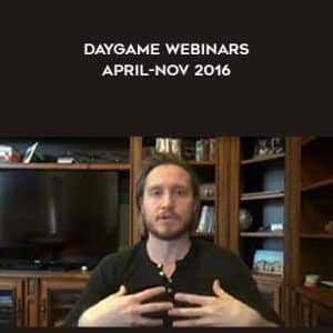 RSD Todd Valentine â€“ Daygame Webinars â€“ April-Nov 2016