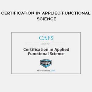 Gary Gray â€“ Certification in Applied Functional Science