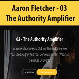 Aaron Fletcher â€“ 03 â€“ The Authority Amplifier
