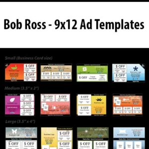 Bob Ross â€“ 9?12 Ad Templates