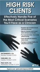 High Risk Clients: Effectively Handle Five of the Most Critical Scenarios You?ll Face as a Clinician â€“ Paul Brasler