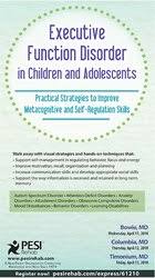 Executive Function Disorder in Children and Adolescents: Practical Strategies to Improve Metacognitive and Self-Regulation Skills – Kathy Morris