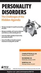 Personality Disorders: The Challenges of the Hidden Agenda â€“ Gregory Lester