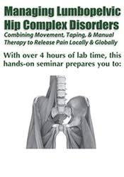 Managing Lumbopelvic Hip Complex Disorders: Combining Movement, Taping & Manual Therapy to Release Pain Locally and Globally â€“ Darrell Locket