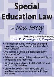 Special Education Law in New Jersey â€“ John B. Comegno II