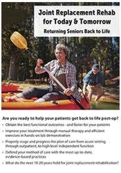 Joint Replacement Rehab for Today and Tomorrow: Returning Seniors Back to Life â€“ Jason Handschumacher