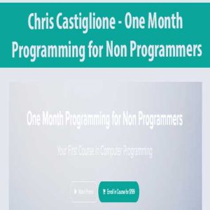 Chris Castiglione â€“ One Month Programming for Non Programmers