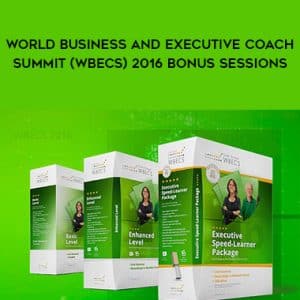 Coaching â€“ World Business And Executive Coach Summit (WBECS) 2016 Bonus Sessions