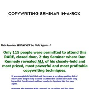 Dan Kennedy â€“ Copywriting Seminar In A Box