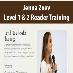 Jenna Zoev – Level – – Reader Training