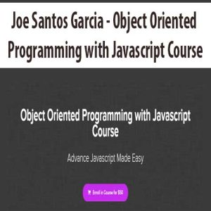 Joe Santos Garcia â€“ Object Oriented Programming with Javascript Course