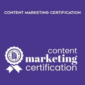 Jon Morrow â€“ Content Marketing Certification