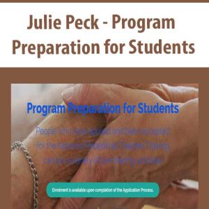 Julie Peck â€“ Program Preparation for Students