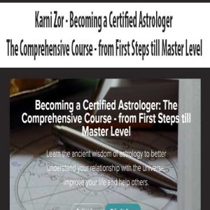 Karni Zor â€“ Becoming â€“ Certified Astrologer The Comprehensive Course â€“ from First Steps till Master Level