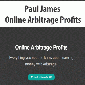 Paul James â€“ Online Arbitrage Profits