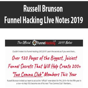 Russell Brunson â€“ Funnel Hacking Live Notes 2019