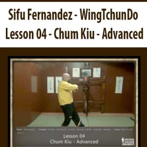 Sifu Fernandez â€“ WingTchunDo â€“ Lesson 04 â€“ Chum Kiu â€“ Advanced
