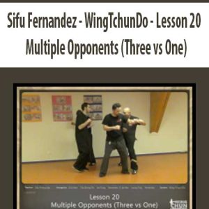 Sifu Fernandez â€“ WingTchunDo â€“ Lesson 20 â€“ Multiple Opponents (Three vs One)
