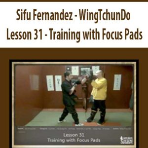Sifu Fernandez â€“ WingTchunDo â€“ Lesson 31 â€“ Training with Focus Pads