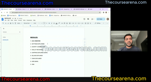 Ecom Tushar Course