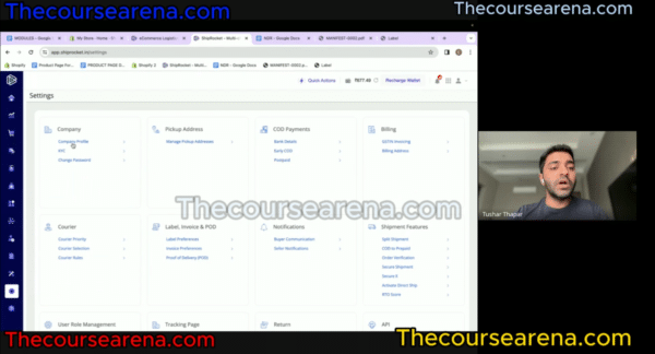 Ecom Tushar Course