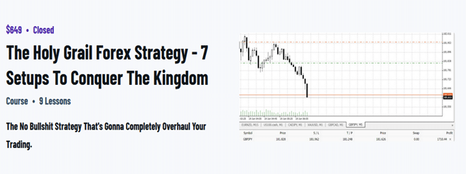 1 Minute Master – The Holy Grail Forex Strategy – 7 Setups To Conquer The Kingdom