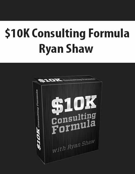 K Consulting Formula By Ryan Shaw
