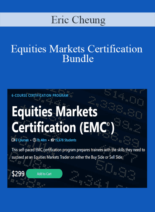[Download Now] Equities Markets Certification – Bundle