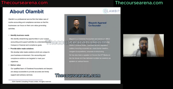 Ecom Tushar Tax 101 Materclass