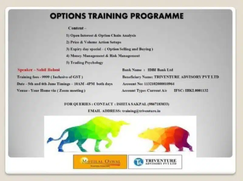 TRIVENTURE OPTION TRAINING PROGRAMME